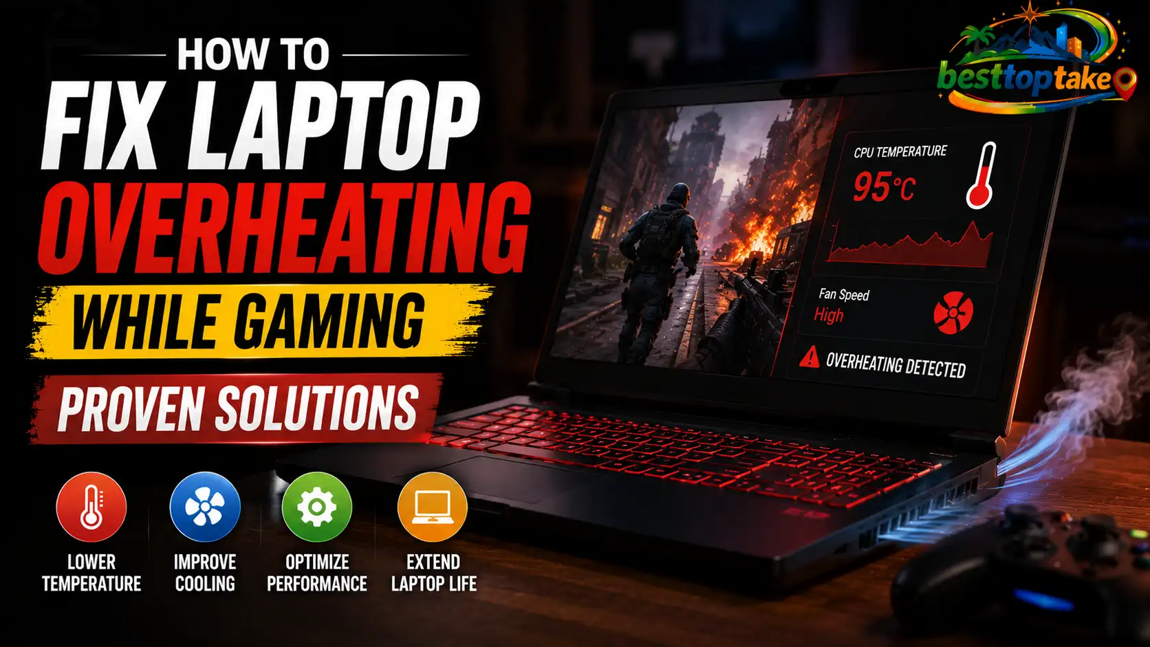 How to Fix Laptop Overheating While Gaming