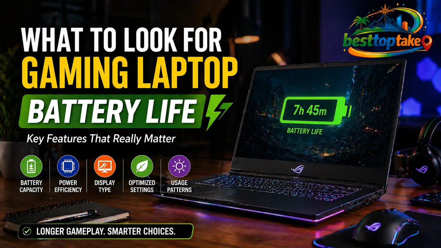 What to Look for Gaming Laptop Battery Life