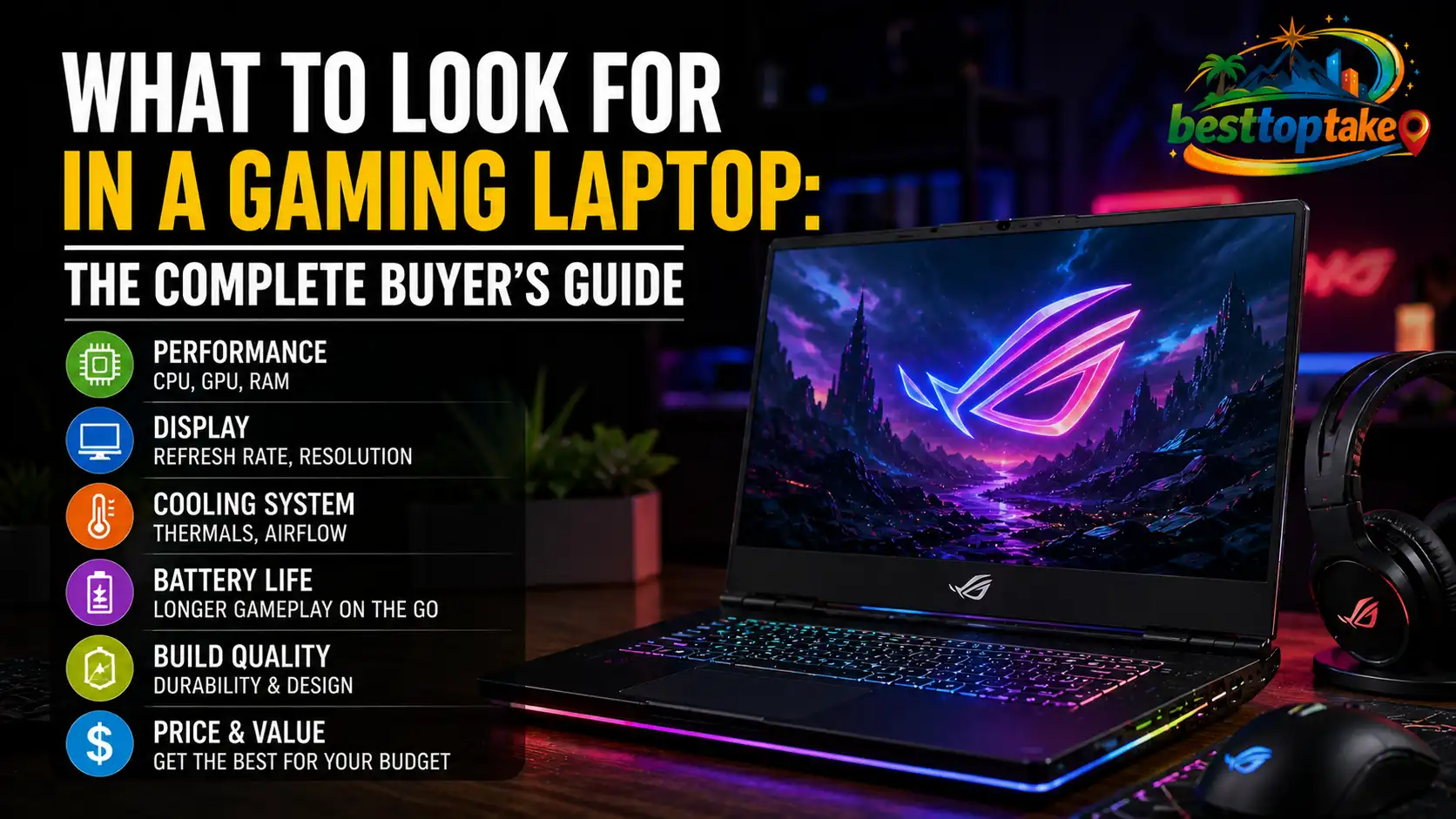 What to Look for in a Gaming Laptop