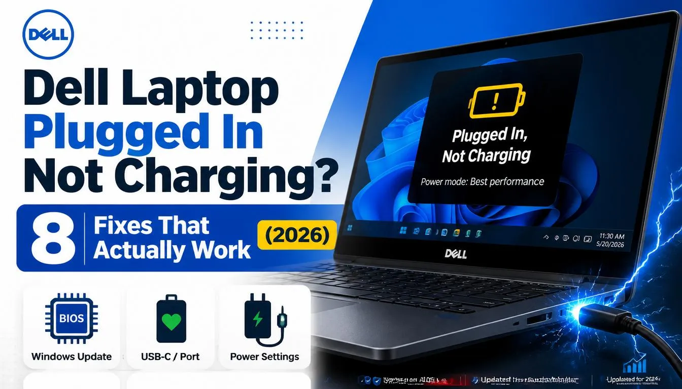 Dell Laptop Plugged In Not Charging