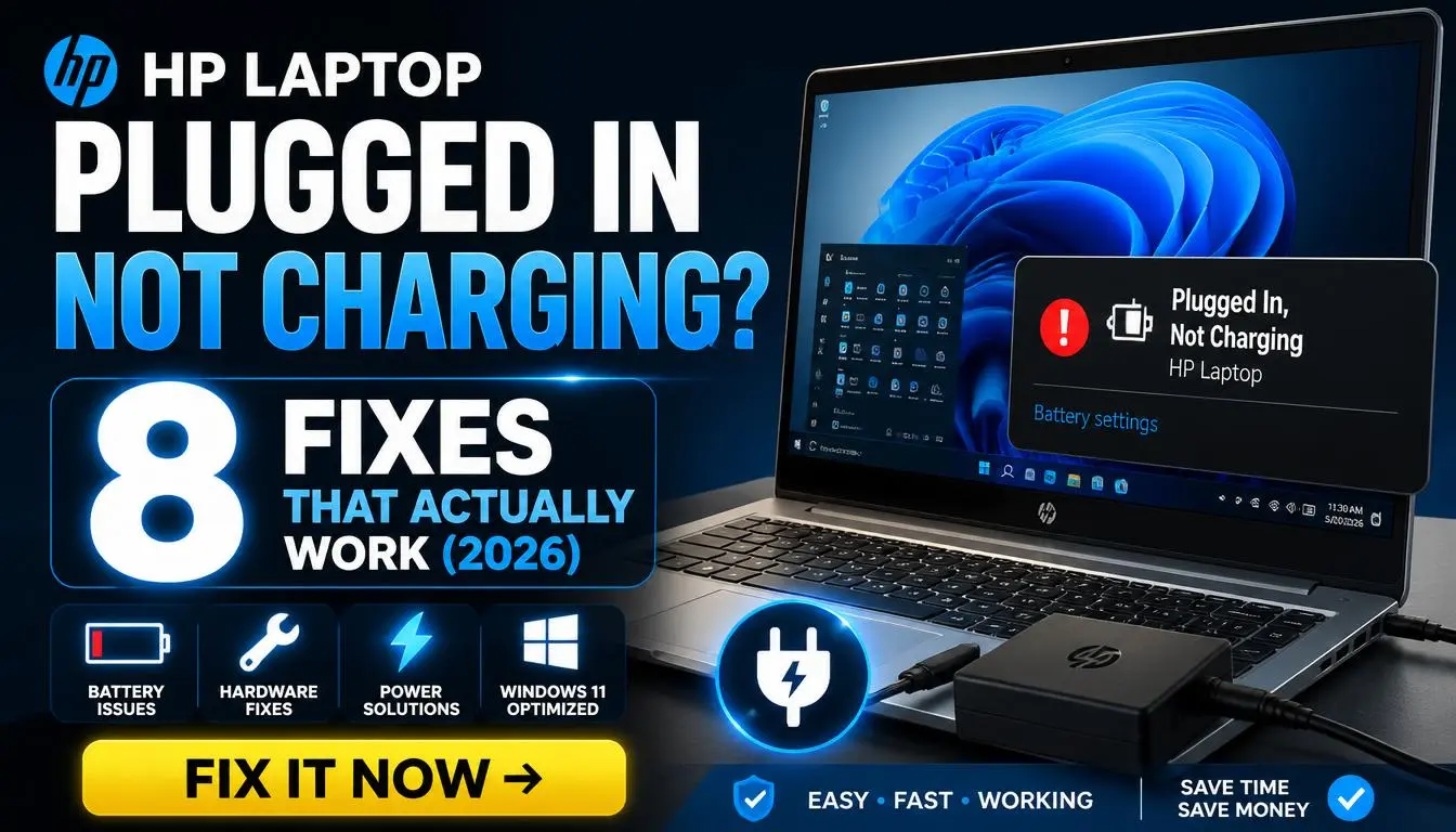 HP Laptop Plugged In Not Charging