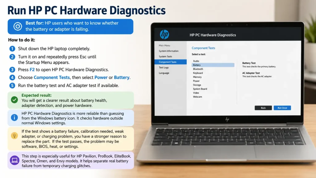 HP PC hardware diagnostics guide