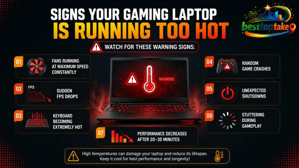 Signs your gaming laptop is overheating