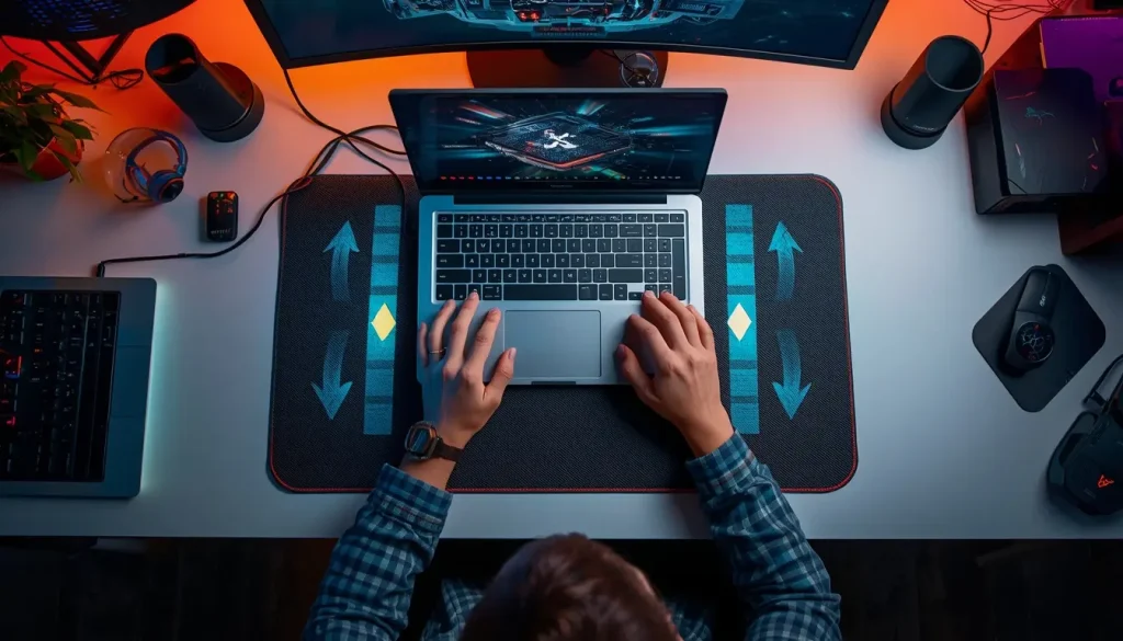 Step-by-step gaming laptop cooling setup