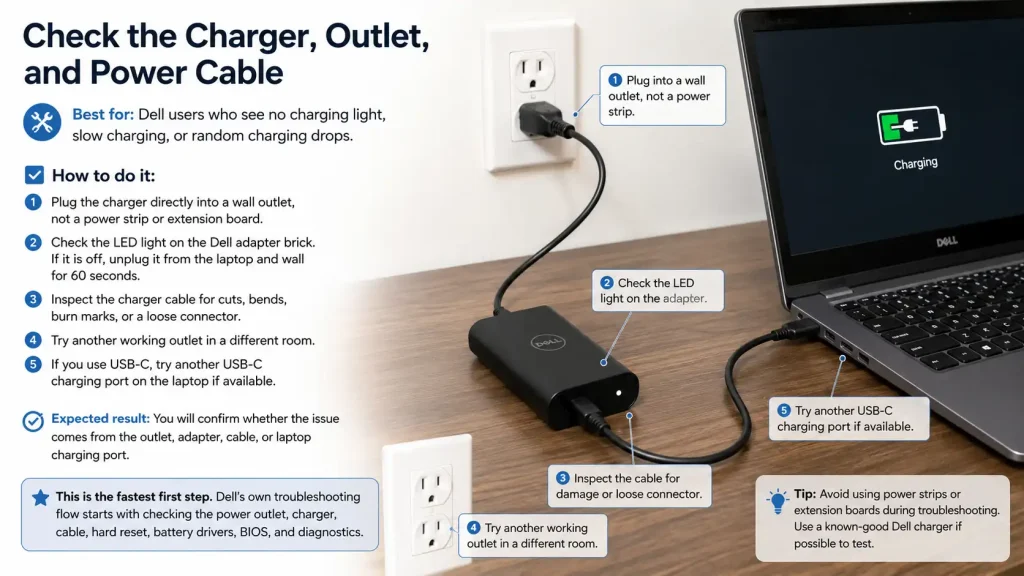 Troubleshooting Dell laptop charger guide