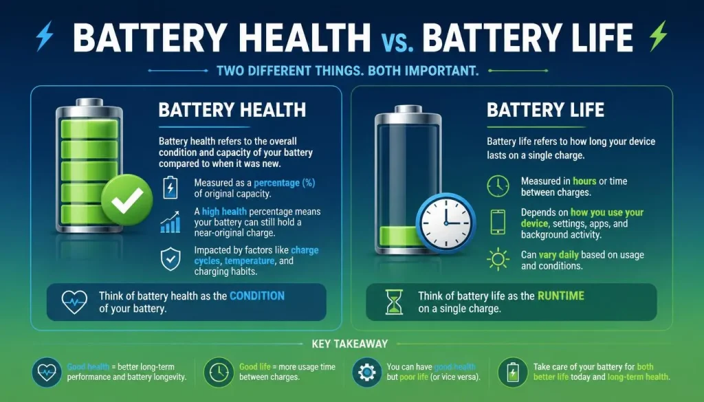 Battery Health vs Battery Life