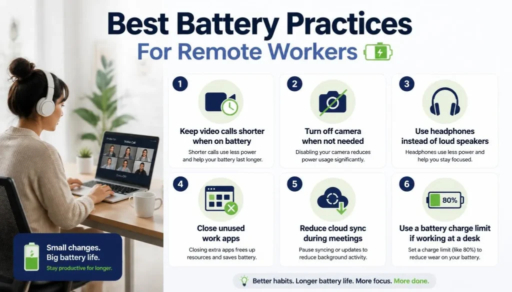 Best Battery Practices For Remote Workers