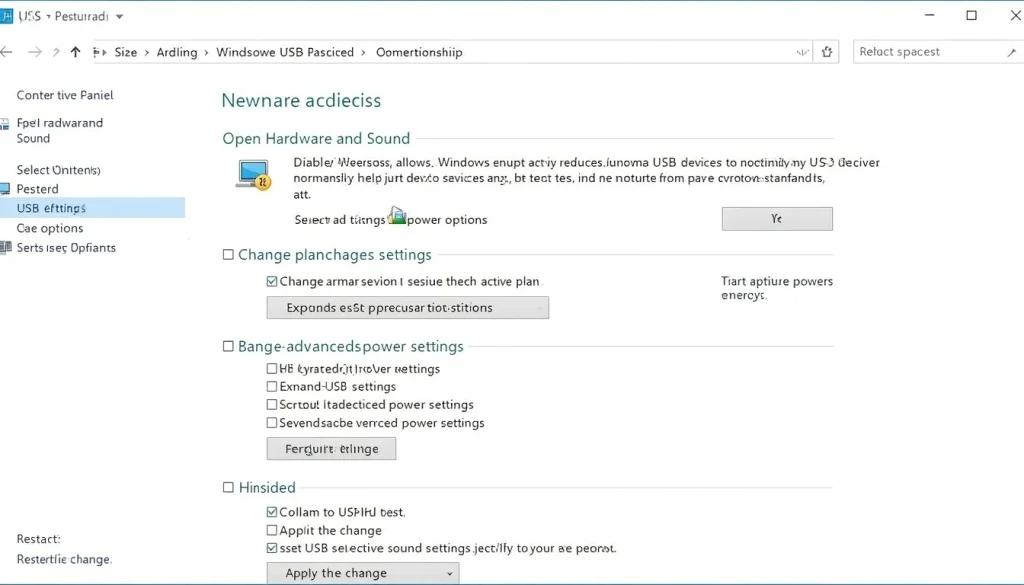 Disable USB Selective Suspend Temporarily