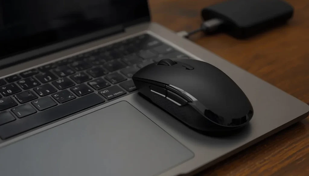 Disconnect Any External Mouse
