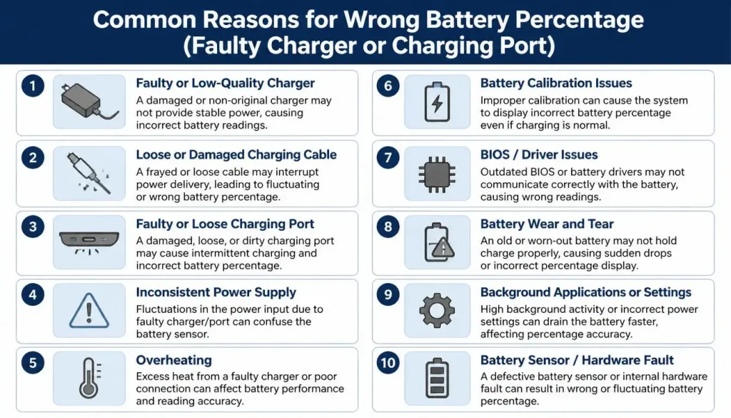 Faulty Charger or Charging Port