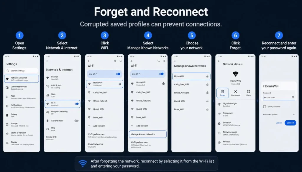 Forget the Network and Reconnect