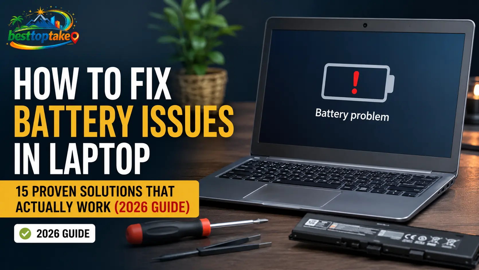 How to Fix Battery Issues in Laptop