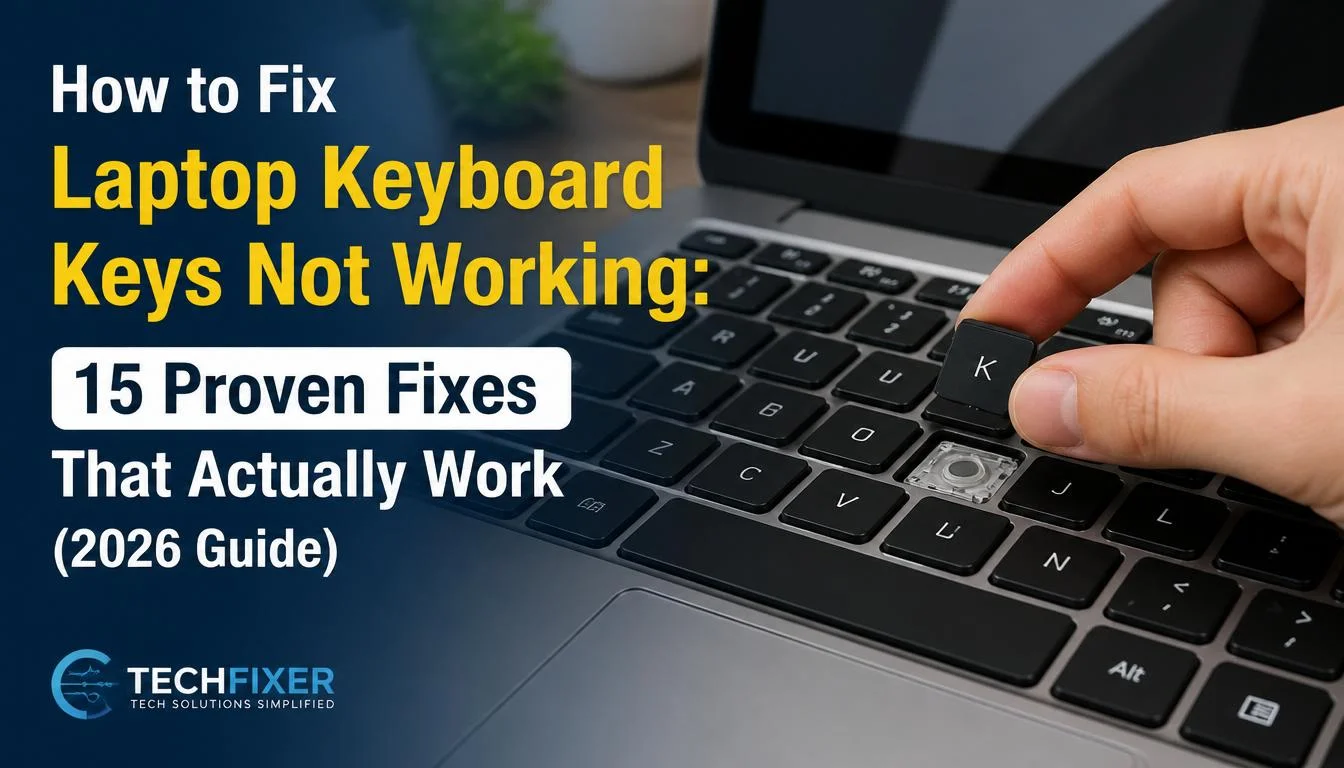 How to Fix Laptop Keyboard Keys Not Working