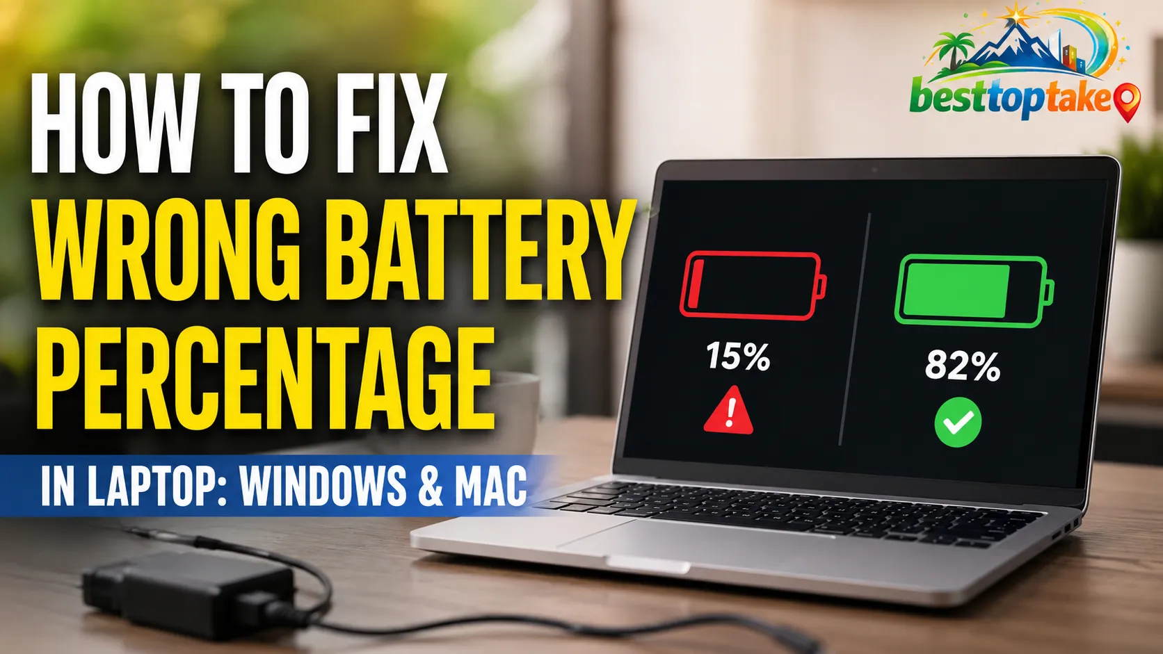 How to Fix Wrong Battery Percentage in Laptop