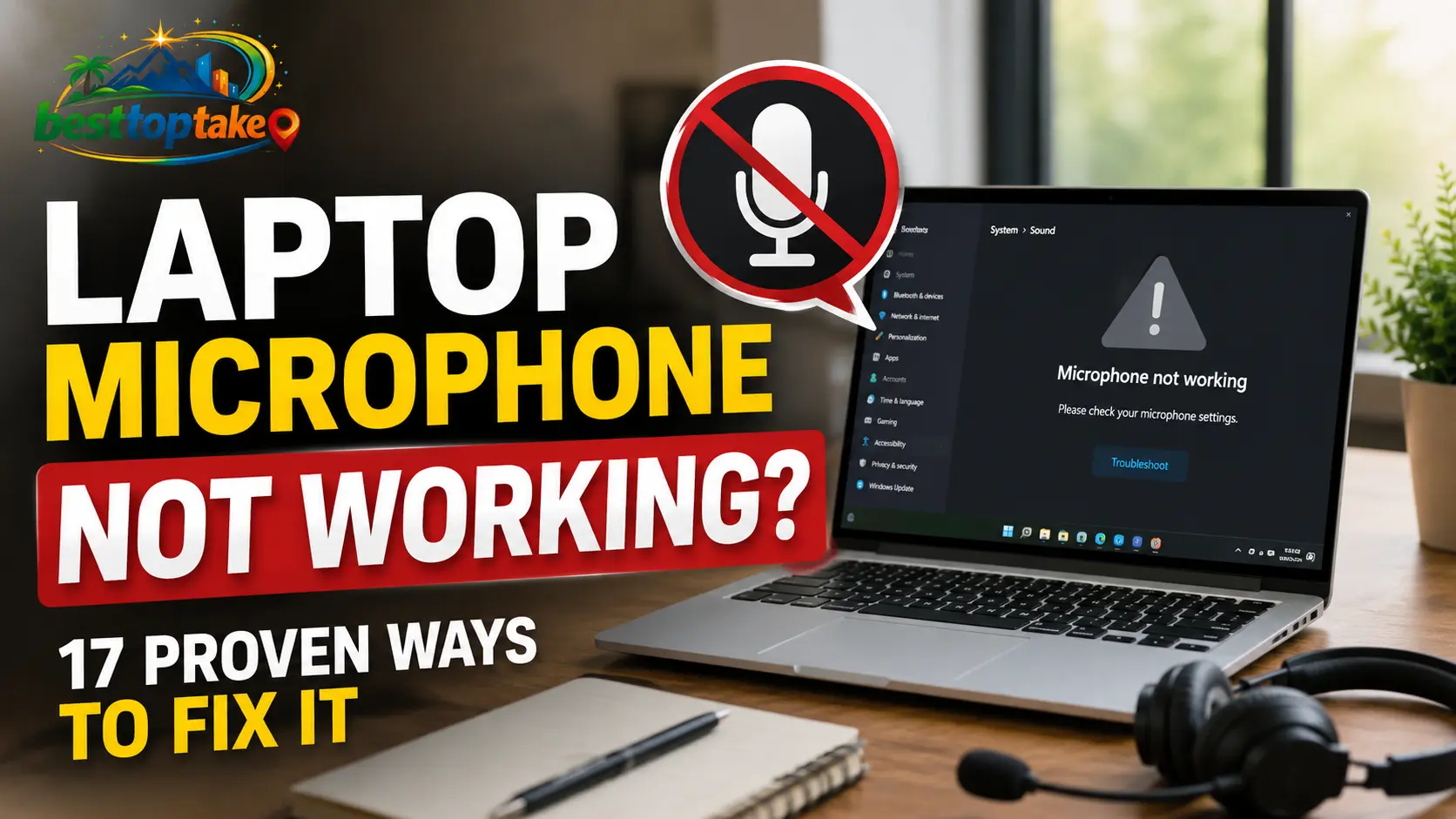 Laptop Microphone Not Working
