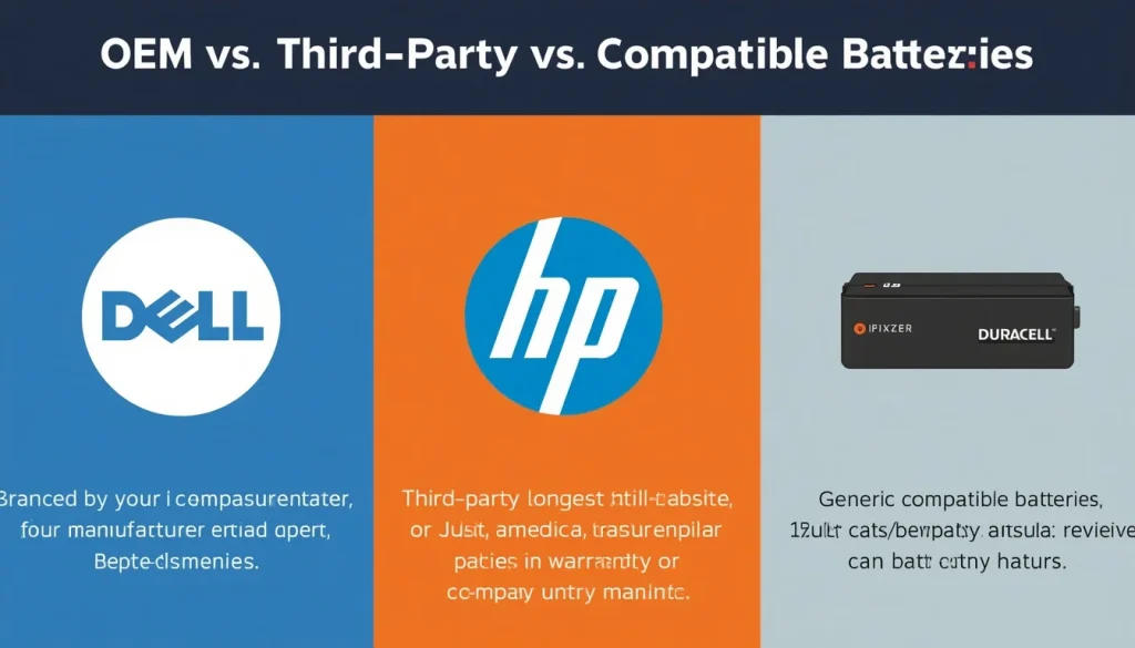 OEM vs. Third‑Party vs. Compatible Batteries