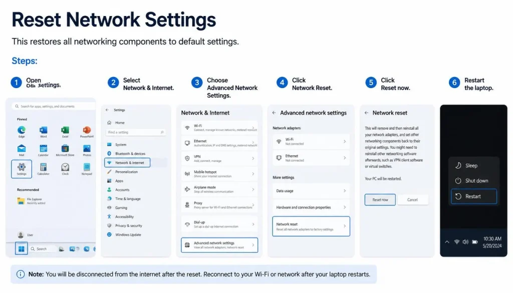 Reset Network Settings