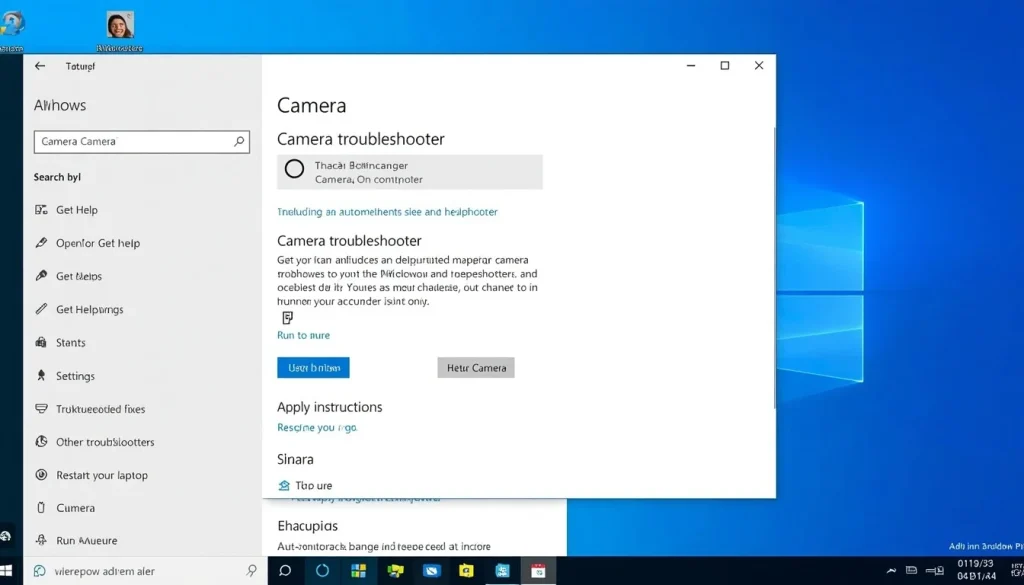 Run the Windows Camera Troubleshooter