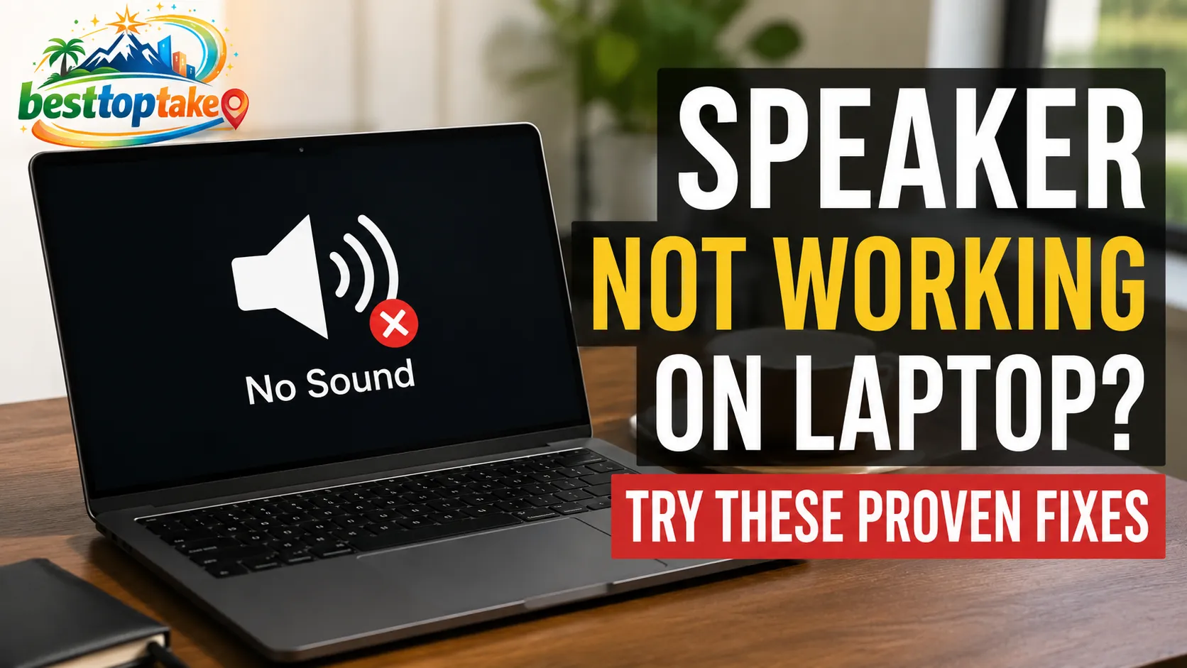 Speaker Not Working on Laptop