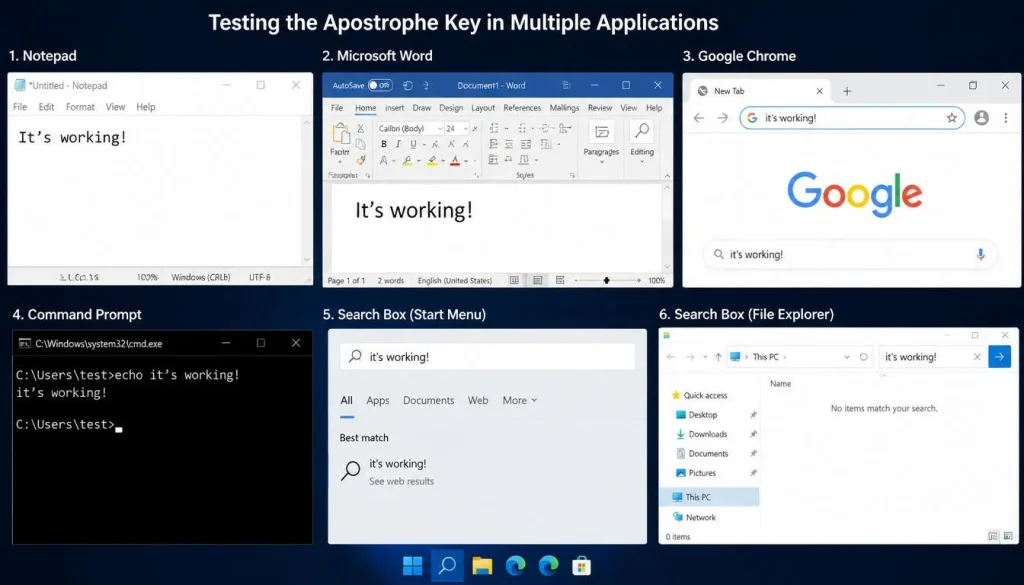 Test the Key in Multiple Applications