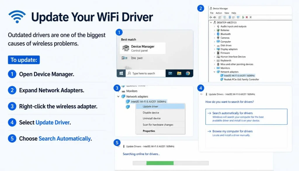 Update Your WiFi Driver