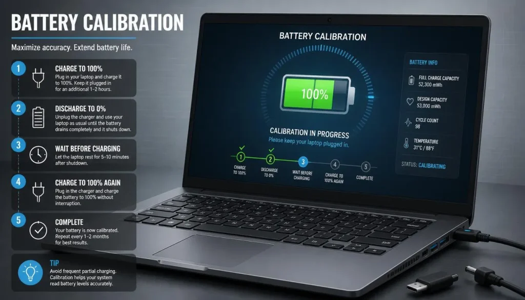 What Does Laptop Battery Calibration Mean