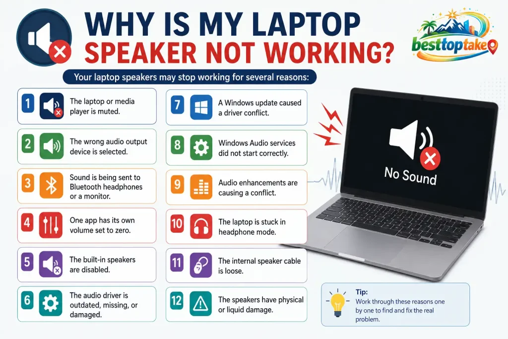 Why Is My Laptop Speaker Not Working