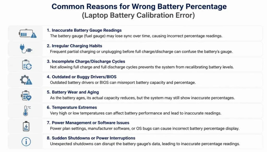 Wrong Battery Percentage