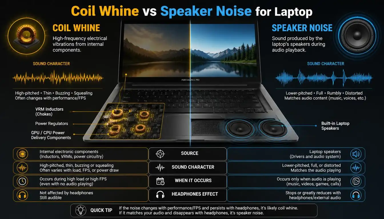 Coil Whine vs Speaker Noise