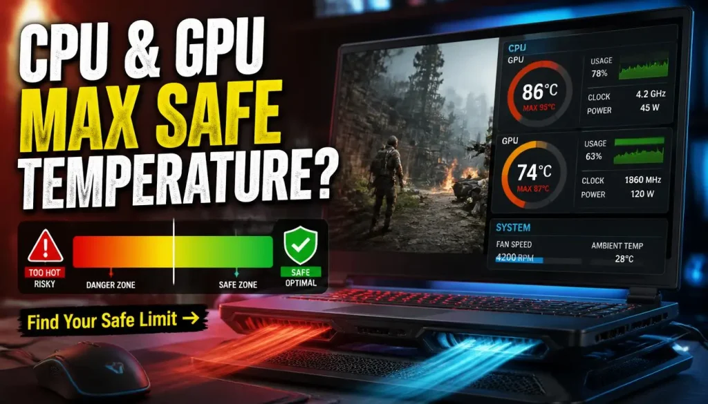 How to Find Your CPU or GPU's Maximum Safe Temperature