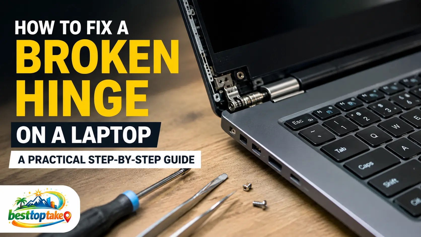 How to Fix a Broken Hinge on a Laptop