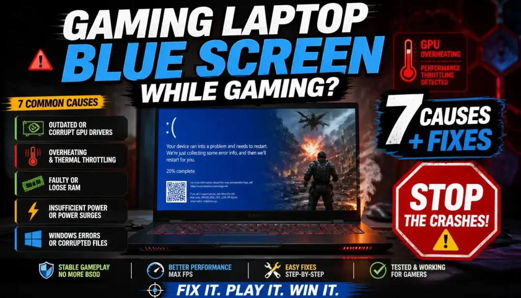 Why Does a Gaming Laptop Blue Screen While Gaming