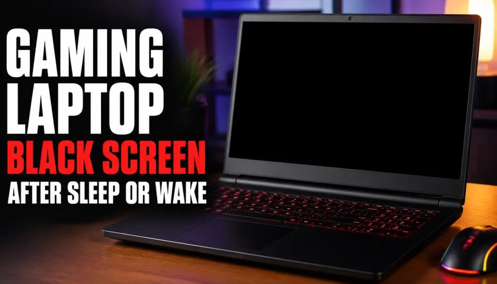 Gaming Laptop Black Screen After Sleep or Wake
