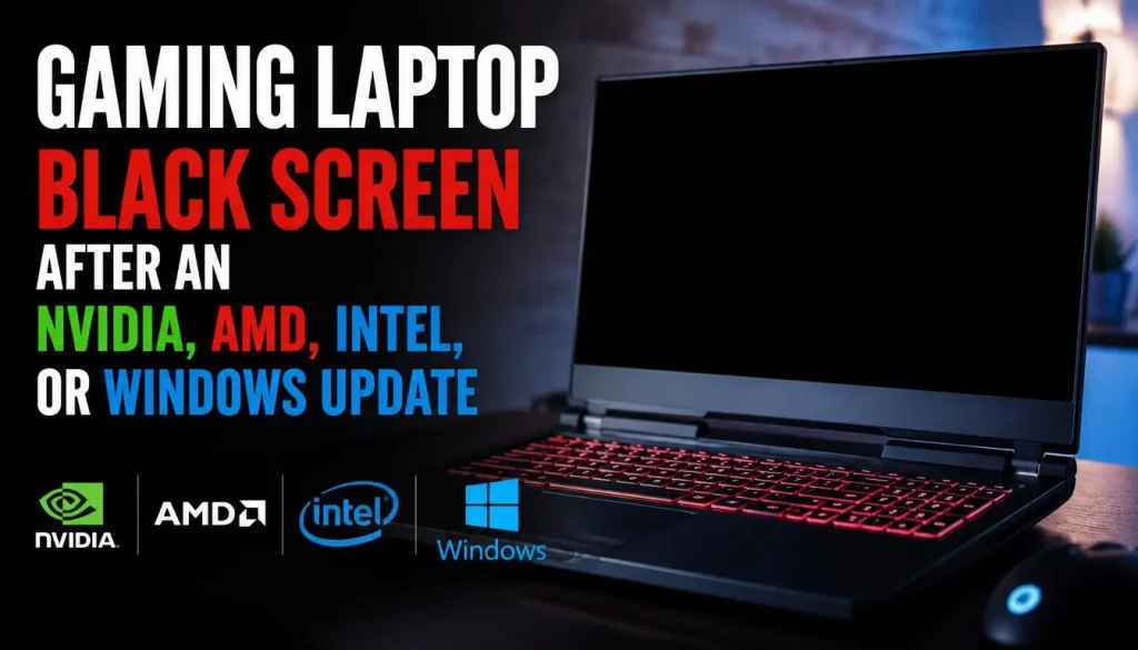 Gaming Laptop Black Screen After an NVIDIA, AMD, Intel, or Windows Update
