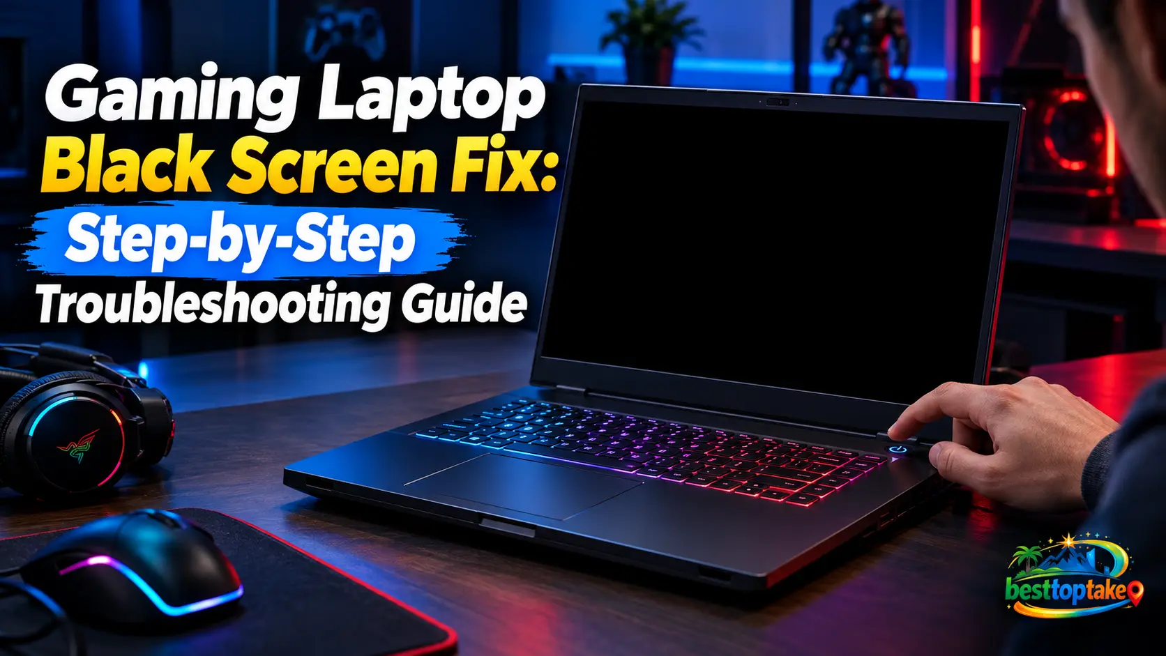Gaming Laptop Black Screen Fix