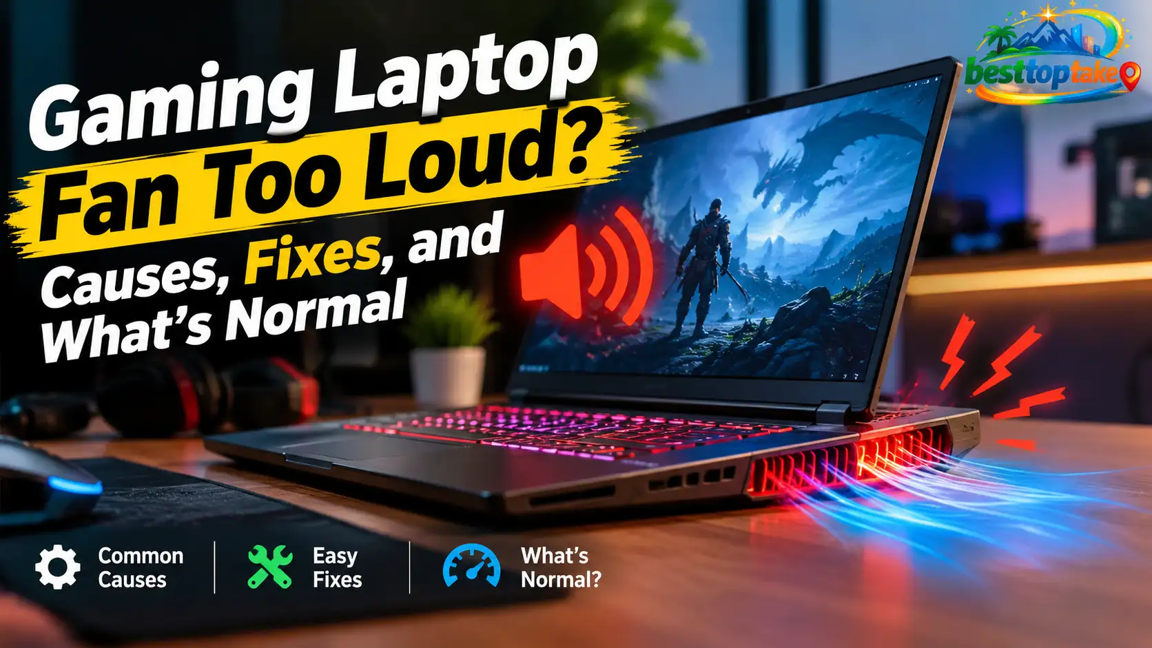 Gaming Laptop Fan Too Loud