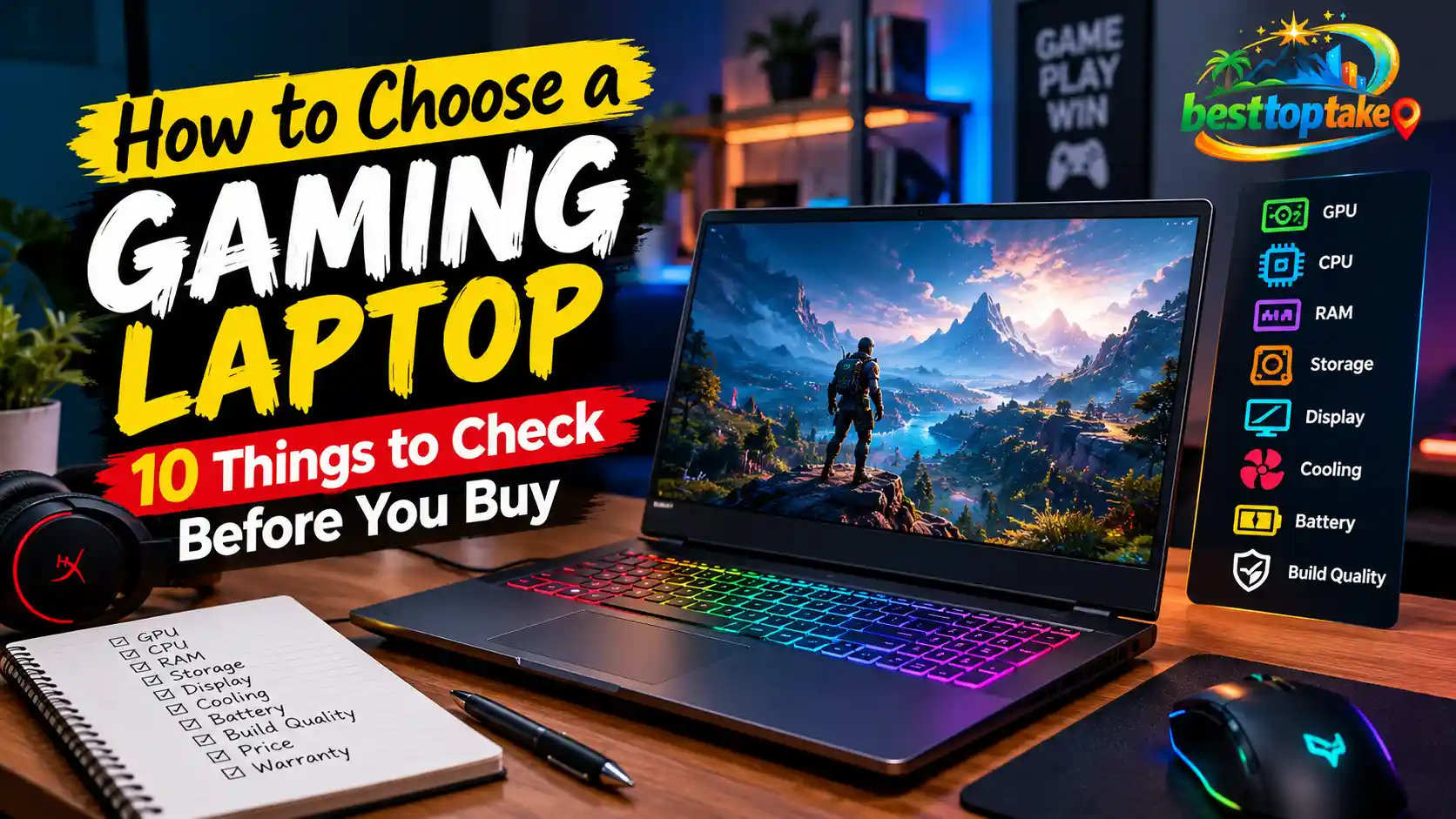 How to Choose a Gaming Laptop