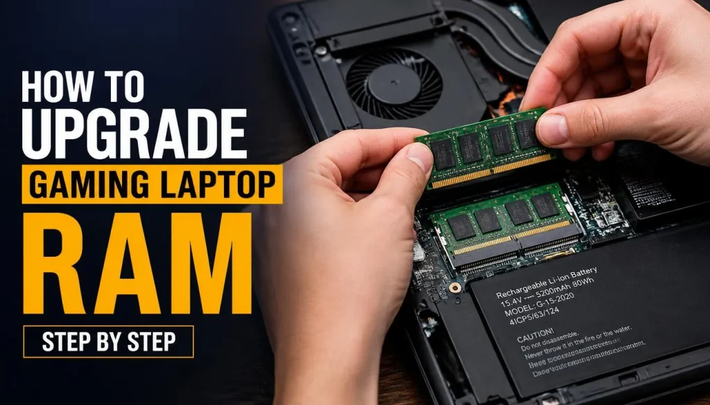How to Upgrade Gaming Laptop RAM Step by Step
