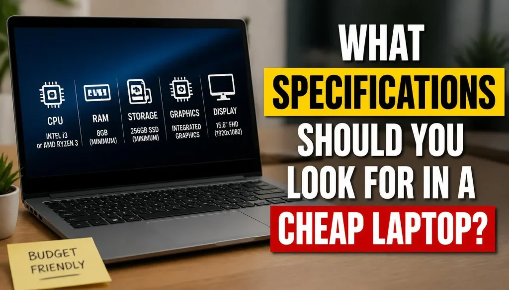 What Specifications Should You Look for in a Cheap Laptop